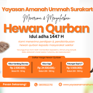 Tebar Kurban Tebar Kebaikan 1447 H